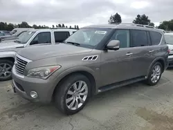 Infiniti salvage cars for sale: 2014 Infiniti QX80