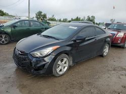 Salvage cars for sale at Pekin, IL auction: 2013 Hyundai Elantra Coupe GS