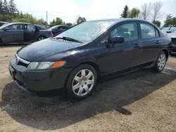 Honda salvage cars for sale: 2007 Honda Civic LX