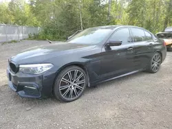 BMW 540 XI salvage cars for sale: 2017 BMW 540 XI