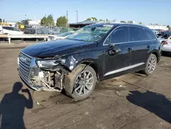 Salvage cars for sale at Denver, CO auction: 2017 Audi Q7 Premium Plus