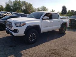 Toyota salvage cars for sale: 2017 Toyota Tacoma Double Cab