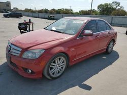 Salvage cars for sale at Wilmer, TX auction: 2009 Mercedes-Benz C300