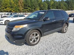 Salvage cars for sale at Gainesville, GA auction: 2012 Ford Explorer Limited