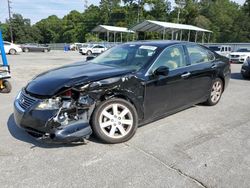 Salvage cars for sale at Savannah, GA auction: 2008 Lexus ES 350