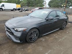 Mercedes-Benz salvage cars for sale: 2022 Mercedes-Benz C 300 4matic