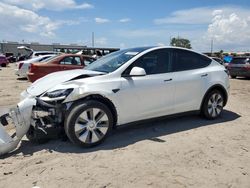 Salvage cars for sale at Riverview, FL auction: 2022 Tesla Model Y