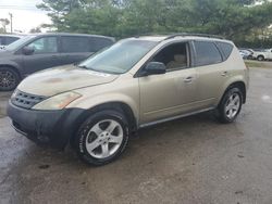 Salvage SUVs for sale at auction: 2005 Nissan Murano SL