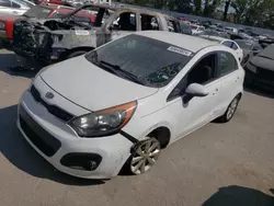 Salvage cars for sale at Sikeston, MO auction: 2012 KIA Rio EX