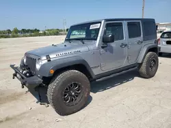 Jeep salvage cars for sale: 2017 Jeep Wrangler Unlimited Rubicon