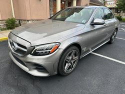 Mercedes-Benz salvage cars for sale: 2020 Mercedes-Benz C 300 4matic