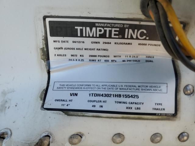 2017 Timpte Hopper