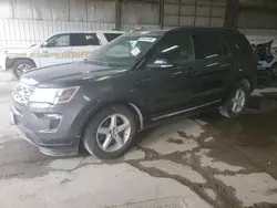 Salvage cars for sale at Des Moines, IA auction: 2018 Ford Explorer XLT