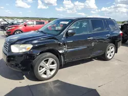 2010 Toyota Highlander Limited en venta en Grand Prairie, TX