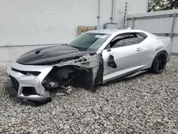 Chevrolet Camaro Vehiculos salvage en venta: 2018 Chevrolet Camaro ZL1