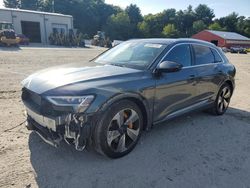 Salvage cars for sale at Mendon, MA auction: 2019 Audi E-TRON Prestige