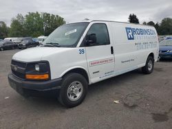 Chevrolet salvage cars for sale: 2003 Chevrolet Express G3500