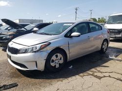 Salvage cars for sale at Chicago Heights, IL auction: 2017 KIA Forte LX