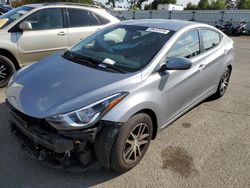 Salvage cars for sale at Woodburn, OR auction: 2016 Hyundai Elantra SE