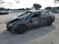 Salvage cars for sale at Orlando, FL auction: 2014 Honda Civic LX