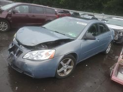 Salvage cars for sale at Glassboro, NJ auction: 2007 Pontiac G6 Base