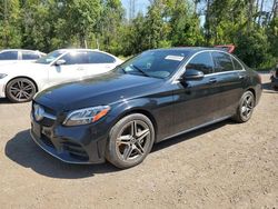 Salvage cars for sale from Copart Cookstown, ON: 2020 Mercedes-Benz C 300 4matic