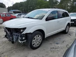 Salvage cars for sale at Seaford, DE auction: 2017 Dodge Journey SE