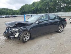 Salvage cars for sale at North Billerica, MA auction: 2006 BMW 530 I