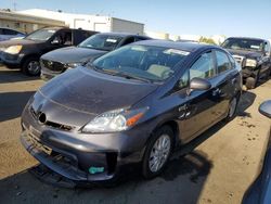 Salvage cars for sale at Martinez, CA auction: 2015 Toyota Prius PLUG-IN