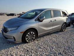 Salvage cars for sale at Taylor, TX auction: 2022 Honda Odyssey EXL