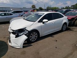 Toyota salvage cars for sale: 2021 Toyota Corolla LE