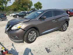 Salvage cars for sale at Cicero, IN auction: 2016 Nissan Murano S