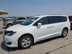 Salvage cars for sale at Grand Prairie, TX auction: 2017 Chrysler Pacifica Touring L Plus