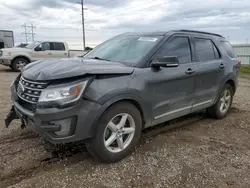 Salvage cars for sale at Bismarck, ND auction: 2017 Ford Explorer XLT