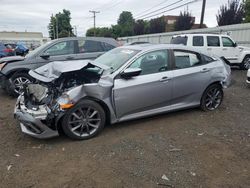 Salvage cars for sale at New Britain, CT auction: 2020 Honda Civic EXL