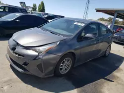 Salvage cars for sale at Vallejo, CA auction: 2017 Toyota Prius