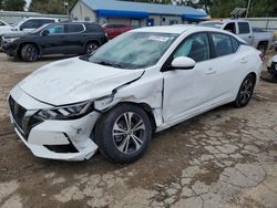 Nissan salvage cars for sale: 2021 Nissan Sentra SV