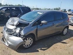 Salvage cars for sale at Woodhaven, MI auction: 2016 Nissan Versa Note S