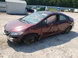 Honda salvage cars for sale: 2013 Honda Civic LX