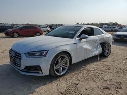 Salvage cars for sale at Houston, TX auction: 2019 Audi A5 Prestige