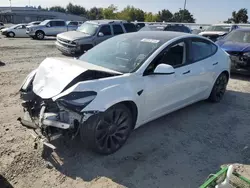 Tesla salvage cars for sale: 2021 Tesla Model 3