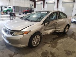 Honda salvage cars for sale: 2012 Honda Civic LX