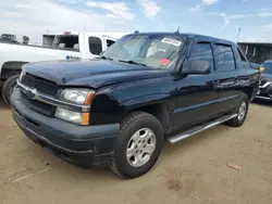 Salvage trucks for sale at Brighton, CO auction: 2005 Chevrolet Avalanche K1500