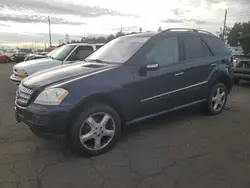 Mercedes-Benz salvage cars for sale: 2008 Mercedes-Benz ML 350