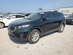 Salvage cars for sale at Kansas City, KS auction: 2019 KIA Sorento L