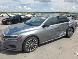 Salvage cars for sale at Grand Prairie, TX auction: 2022 Volkswagen Passat Limited Edition