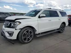 Salvage cars for sale at Grand Prairie, TX auction: 2021 Ford Expedition Max Limited