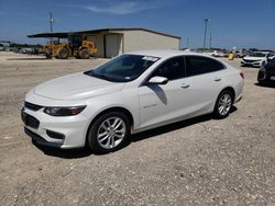 Chevrolet salvage cars for sale: 2018 Chevrolet Malibu LT