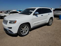 Salvage cars for sale at Amarillo, TX auction: 2015 Jeep Grand Cherokee Summit