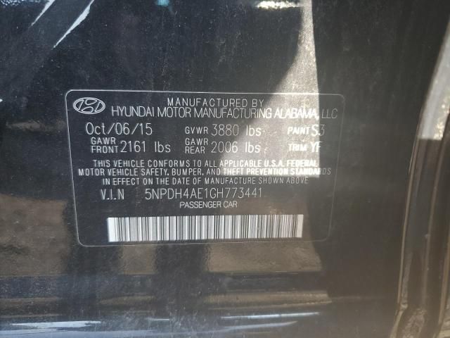 2016 Hyundai Elantra SE